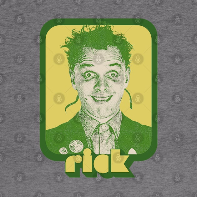 Rick - The Young Ones Retro Fan Art Design by DankFutura